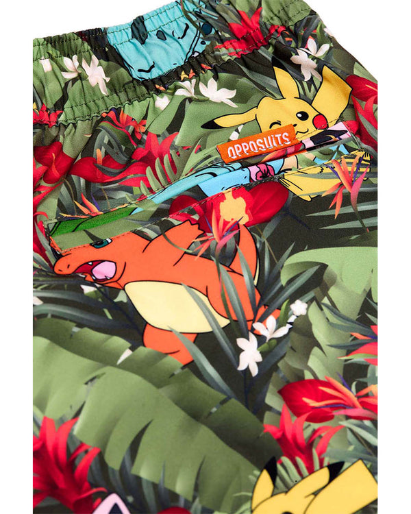 Pokemon Tropical Forest Opposuit Mens Swim Shorts