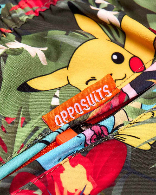Pokemon Tropical Forest Opposuit Mens Swim Shorts