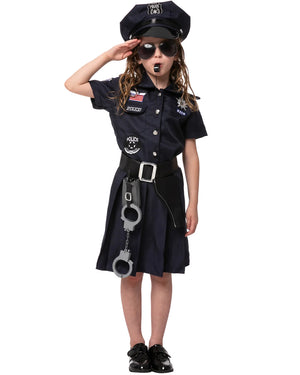Police Officer Complete Girls Costume