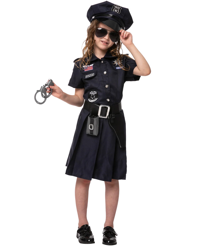 Police Officer Complete Girls Costume