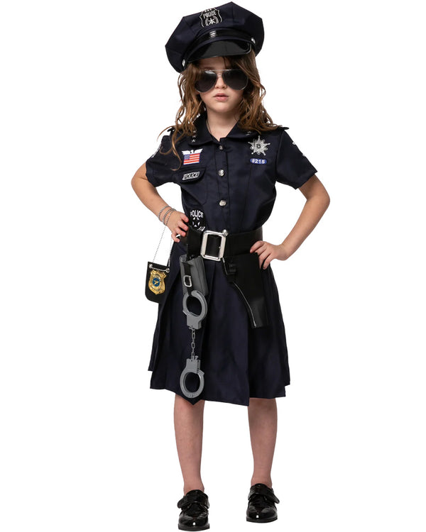 Police Officer Complete Girls Costume