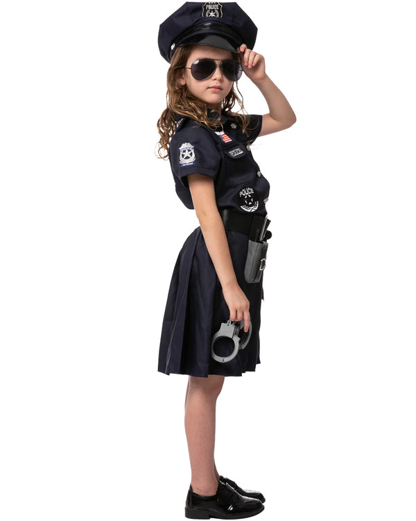Police Officer Complete Girls Costume