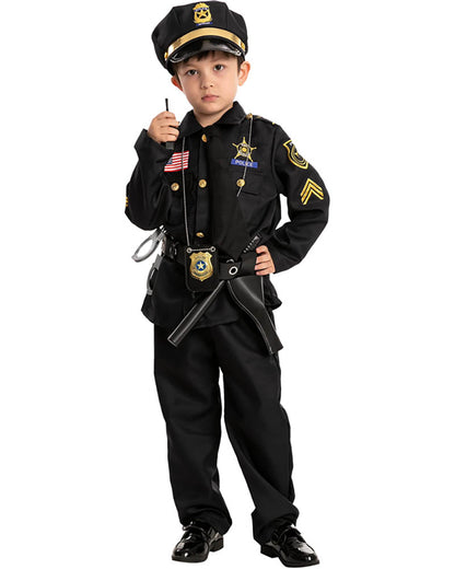 Police Officer Complete Boys Costume