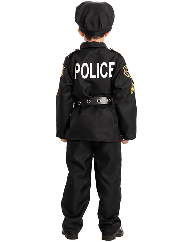 Police Officer Complete Boys Costume