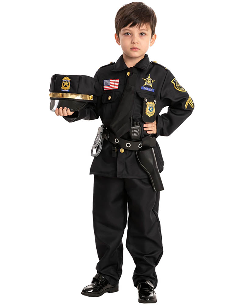 Police Officer Complete Boys Costume