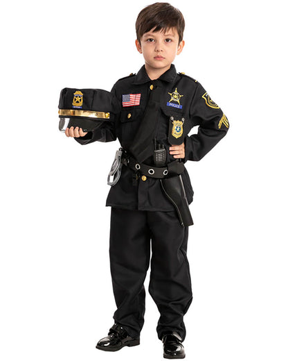 Police Officer Complete Boys Costume