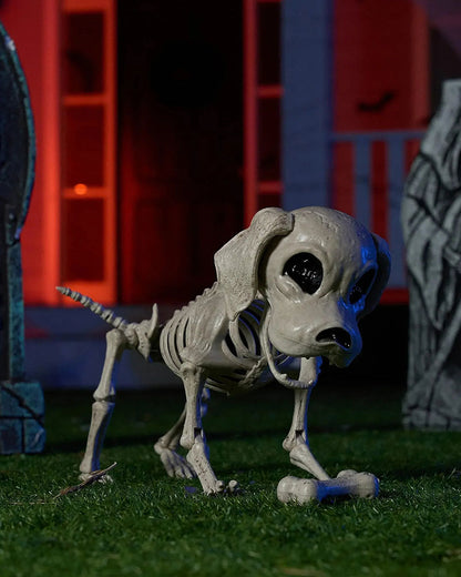 Posable Skeleton Puppy Decoration 25cm