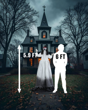 Possessed Lady Animated Decoration 1.8m