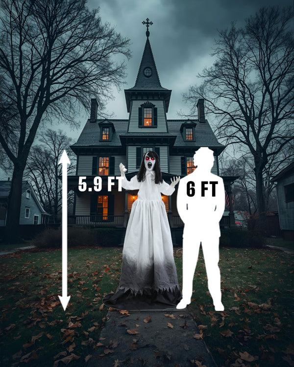 Possessed Lady Animated Decoration 1.8m