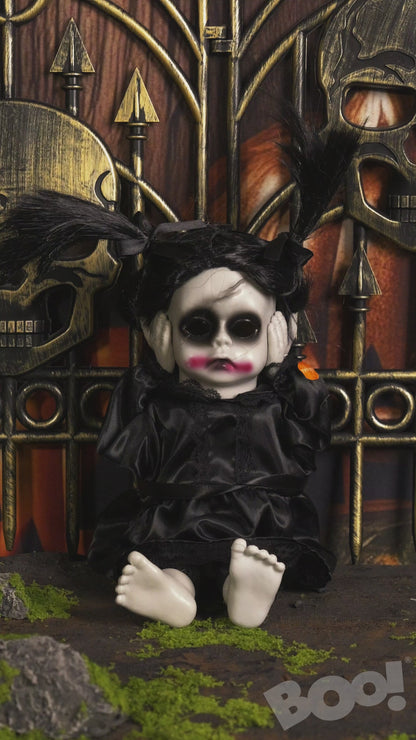 Possessed Doll Animated Decoration 27cm