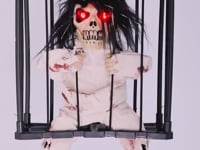 Jail House Ghost Animated Halloween Decoration 28cm