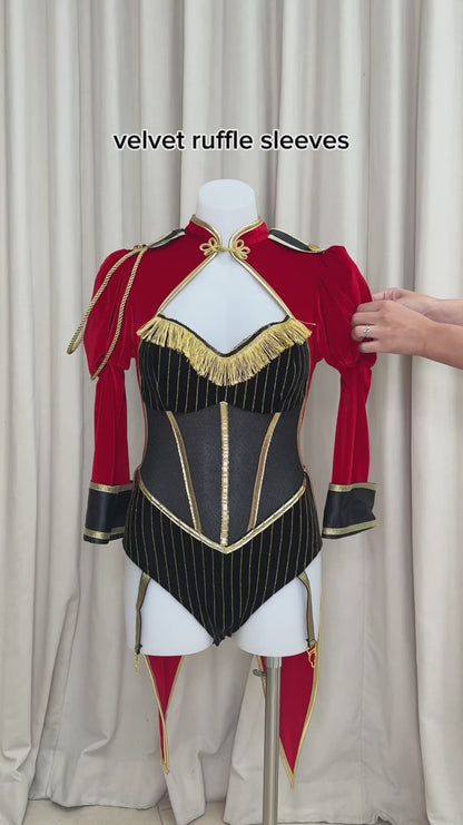 Ravishing Ringmaster Bodysuit Womens Costume