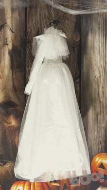Hanging Bride Dress Animated Halloween Decoration 1.1m