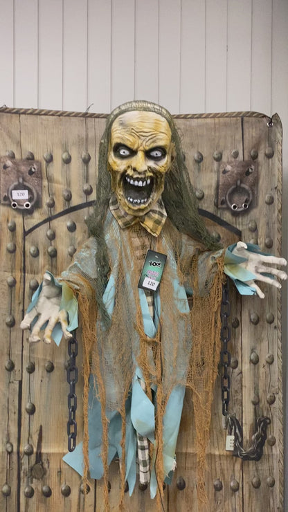 Zombie Door Hanger Animatronic 1m