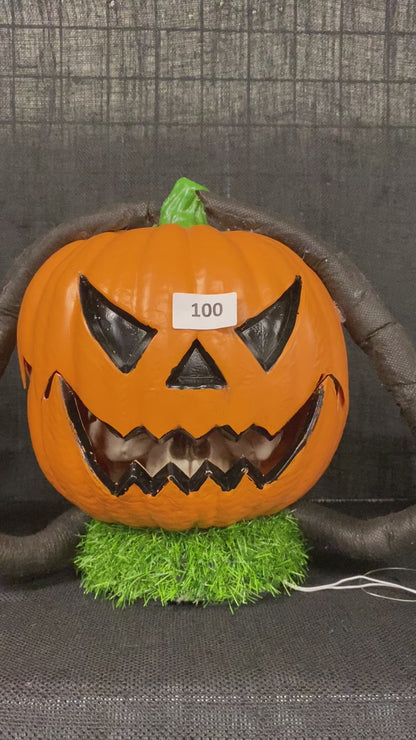 Pop Up Pumpkin Animatronic 40cm