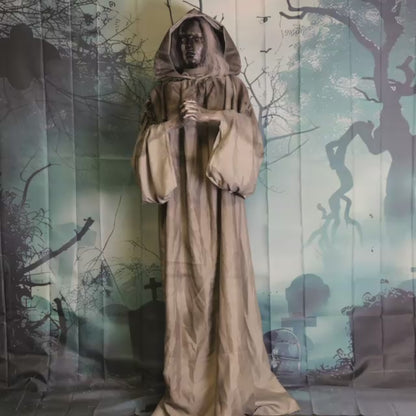 Standing Demonic Statue Animated Halloween Decoration 1.6m