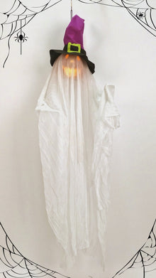 Hanging Talking Pumpkin Man Animated Decoration 1.4m