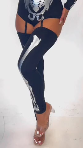 Snazzy Skeleton Womens Costume