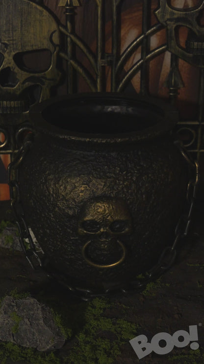 Haunted Cauldron Animated Decoration 50cm