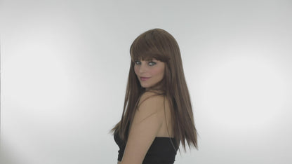 Fashion Deluxe Brunette Long Wig