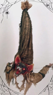 Hanging Bat Reaper Animated Decoration 90cm
