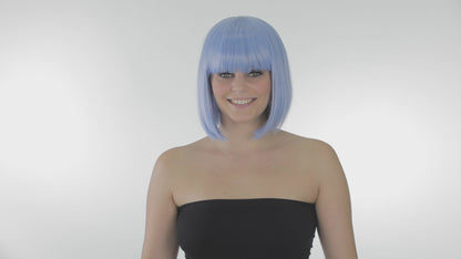 Fashion Deluxe Bubblegum Blue Bob Wig