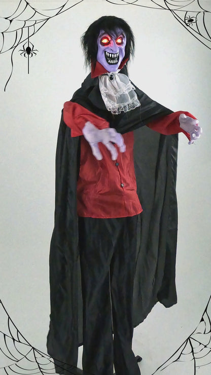 Standing Vampire Animated Decoration 1.7m