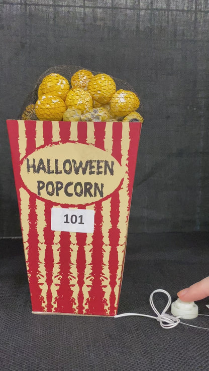 Skull Popcorn In A Box Animatronic 20cm
