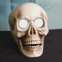 Evil Skull Animated Halloween Decoration 16cm