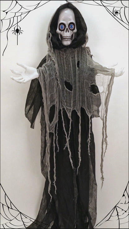 Hanging Reaper Animated Decoration 1.8m