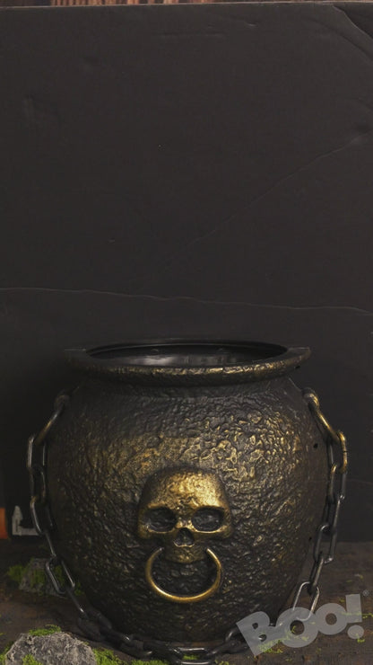 Haunted Cauldron Animated Decoration 50cm