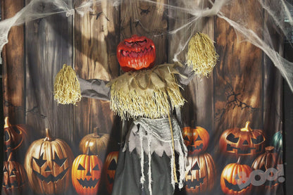 Standing Scarecrow Animated Decoration 1.9m