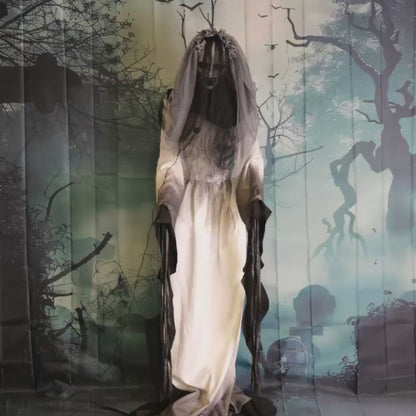 Horror Bride Animated Halloween Decoration 1.6m