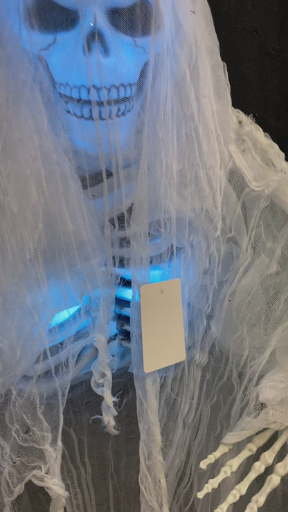 Light Up Hanging Skeleton Animatronic 1.1