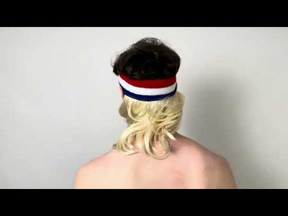 Dazza The Larrikin Blonde Magic Mullet Headband