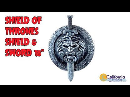 Shield of Thrones Shield and Sword Set