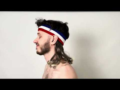 Bryce O Matey Two Tone Blonde Brown Magic Mullet Headband