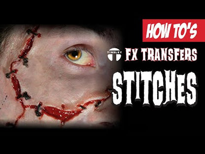 3D Stitches FX Appliance Transfer Prosthetic Wound