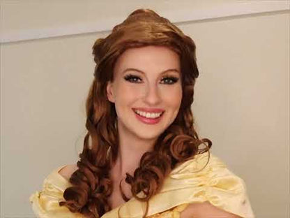 Belle of the Ball Premium Long Curly Brown Wig