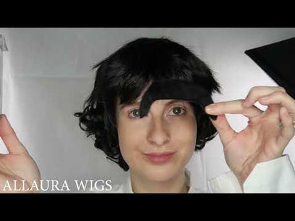 Pedro Short Black Wig and Moustache Set