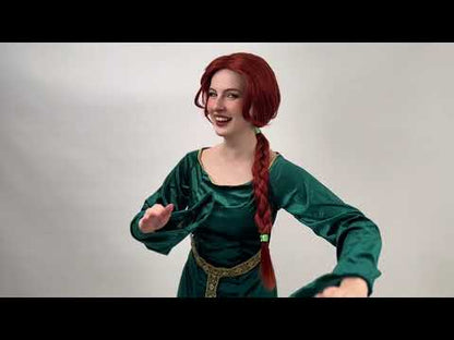 Copper Princess Premium Plaited Auburn Wig