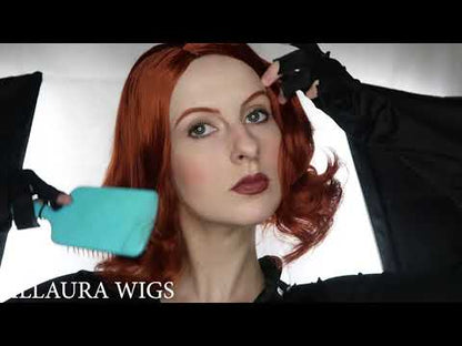 Avenging Widow Wavy Auburn Bob Wig