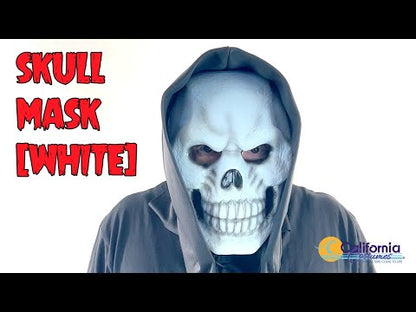 White Skull Light Up Mask