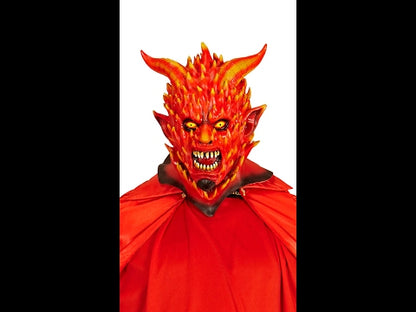 Flaming Devil Full Head Mask
