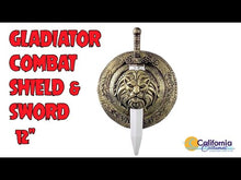 Gladiator Small Combat Shield and Sword