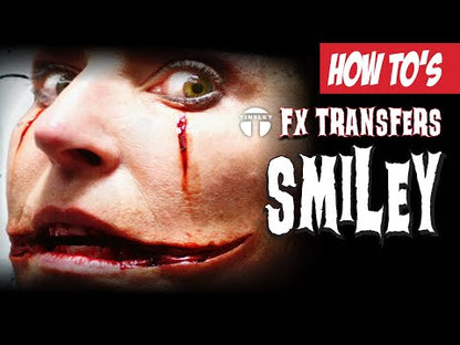3D Smiley Scar Tattoo FX Appliance Transfer Prosthetic