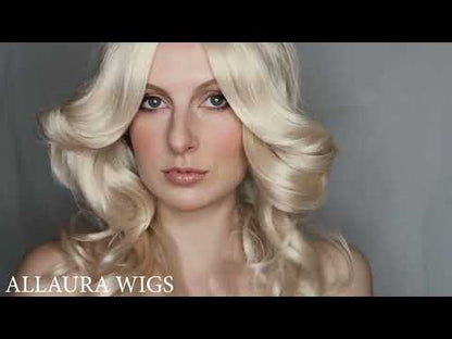 70s Farrah Flick Long Blonde Wig