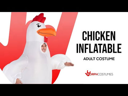 Giant Chicken Inflatable Adult Costume