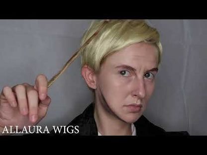 Evil Wizard Boy Deluxe Short Blonde Wig
