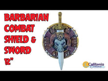 Barbarian Combat Sword and Shield Prop